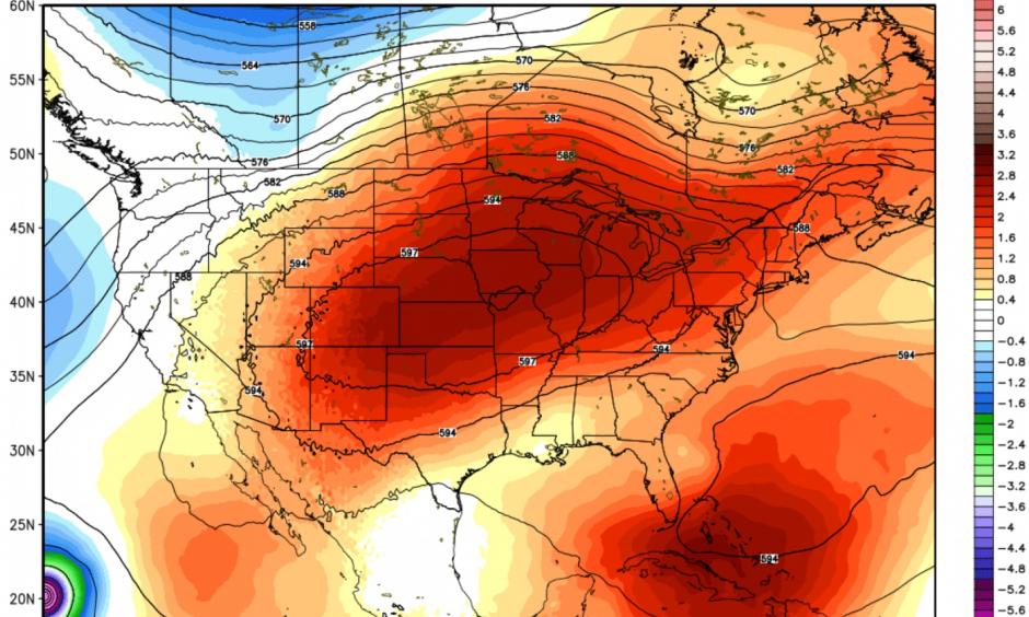 Massive heat dome forecast to bake much of U.S. by late next week